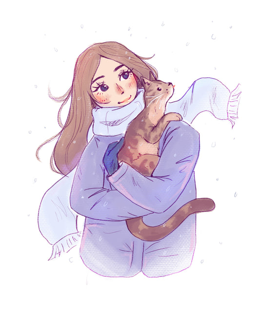 Portrait With Pet