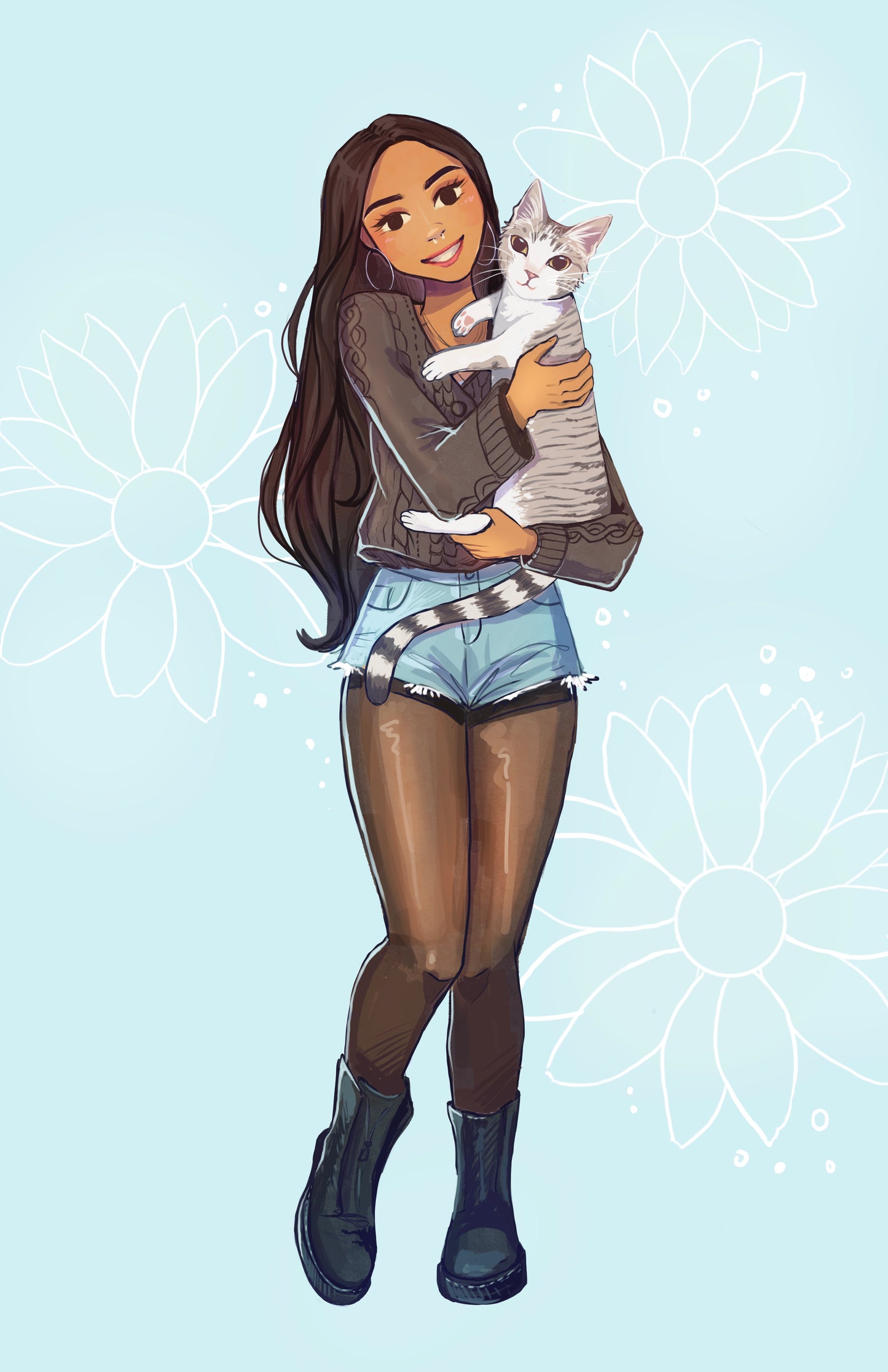 Portrait With Pet