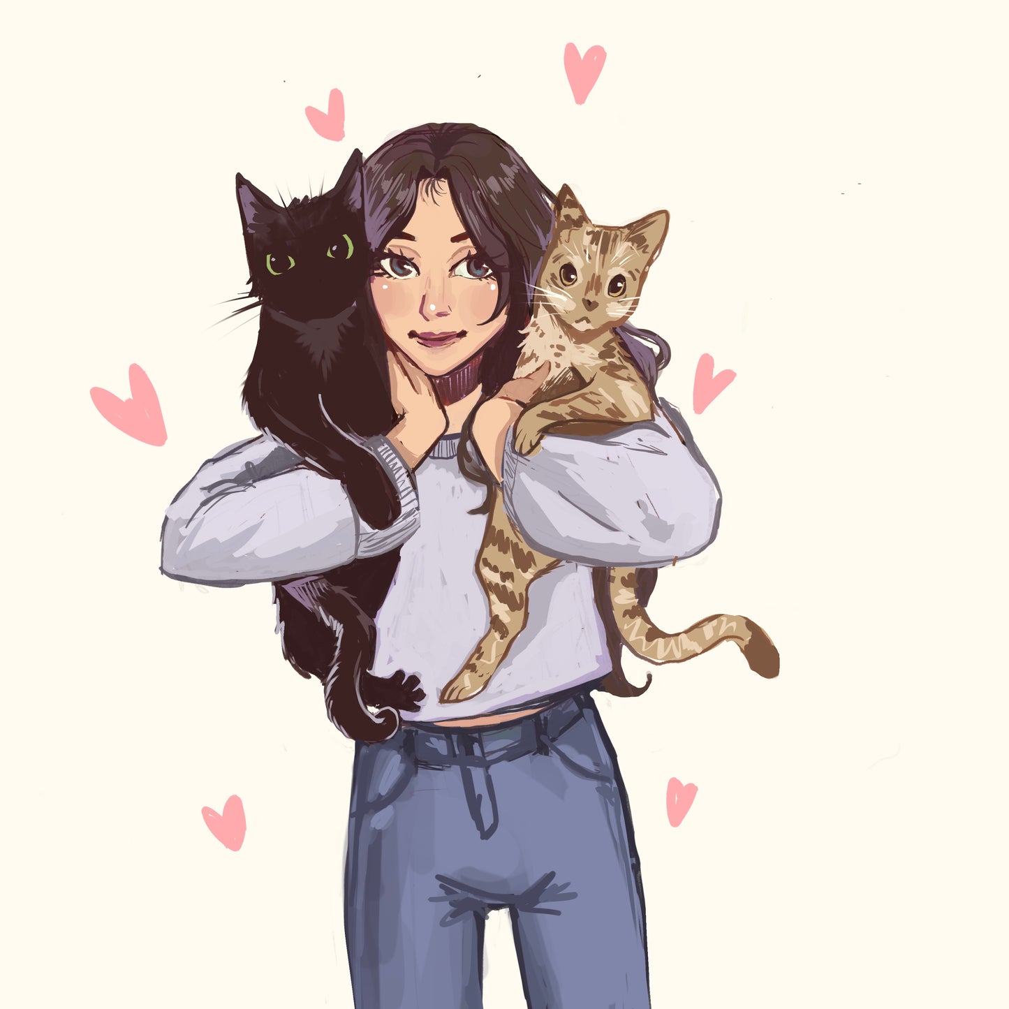 Portrait With Pet